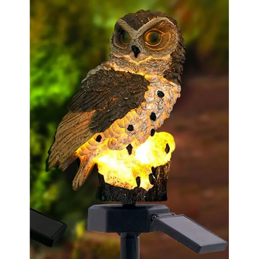 Solar Owl Garden Light